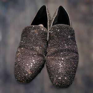Donald J. Pilner glitter slip on